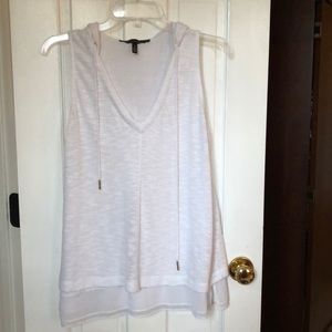 White House Black Market Sleeveless White Top